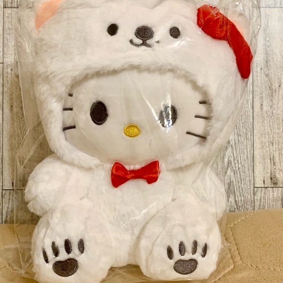 Red Bow Tie Hello Kitty Plush Toy! - Picture 5 of 8